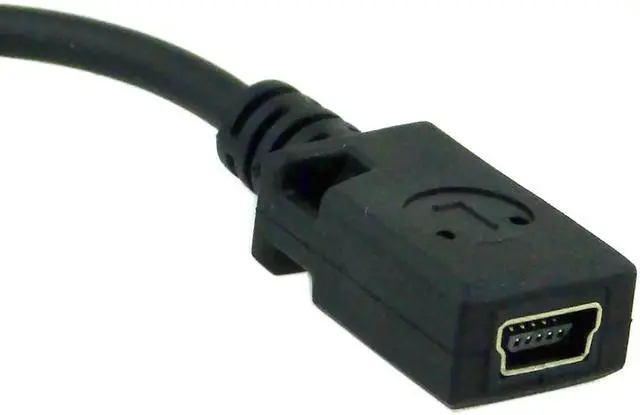 Alt view image 2 of 5 - CY Micro USB 5pin Male to Mini USB 5pin Female data charge cable 10cm U2-027