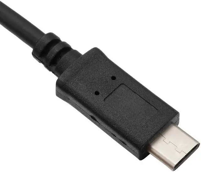 Alt view image 2 of 6 - CY USB-C USB 3.1 Type C Male Connector to USB Standard B Male Data Cable for Apple Macbook & Laptop Black UC-225-BK