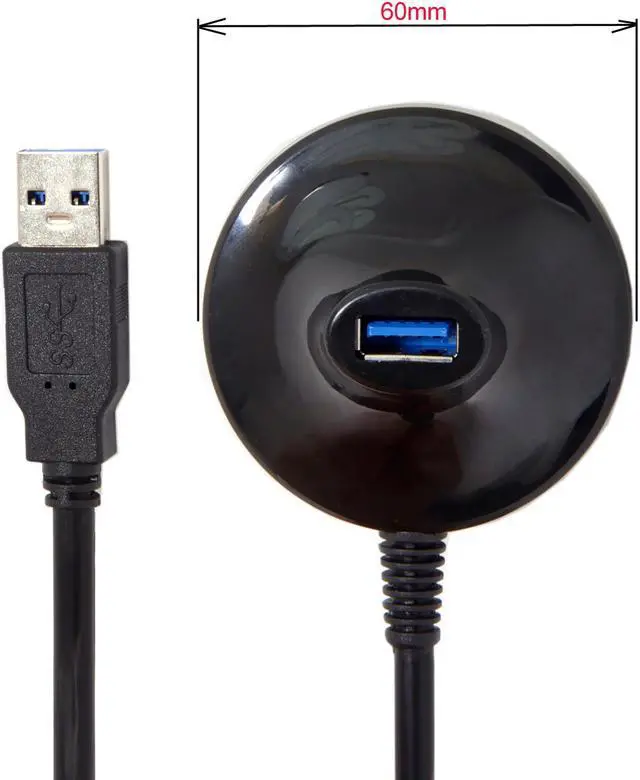 Main image of CY USB 3.0 Type-A Male to Female Extension Dock station Docking Cable 0.8m U3-020-0.8M