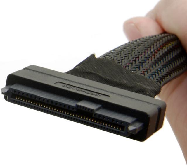Alt view image 5 of 6 - CY U.2 U2 SFF-8639 NVME PCIe SSD Cable Male to Female Extension 50cm 68pin SF-105-0.5M