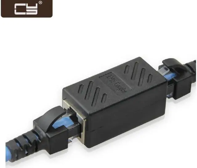 Alt view image 5 of 5 - CY CAT6 RJ45 Female to Female Lan Connector Ethernet Network Cable Extension Adapter With Shield CA-028