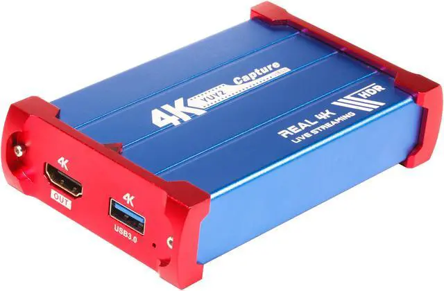Alt view image 4 of 7 - Mirabox 4K@60Hz Game Capture Card, HSV3215 HDMI to USB3.0 Video Capture with 4K@60Hz Loopout and 3.5mm Headphone Interface, Capture Resolution Upto 4K@30Hz,Support DHR