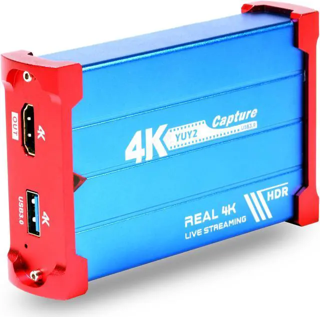 Alt view image 2 of 7 - Mirabox 4K@60Hz Game Capture Card, HSV3215 HDMI to USB3.0 Video Capture with 4K@60Hz Loopout and 3.5mm Headphone Interface, Capture Resolution Upto 4K@30Hz,Support DHR