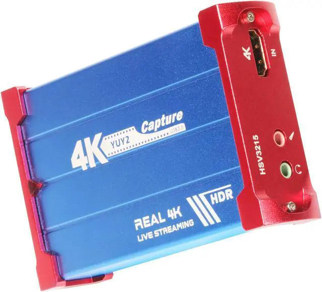 Alt view image 3 of 7 - Mirabox 4K@60Hz Game Capture Card, HSV3215 HDMI to USB3.0 Video Capture with 4K@60Hz Loopout and 3.5mm Headphone Interface, Capture Resolution Upto 4K@30Hz,Support DHR
