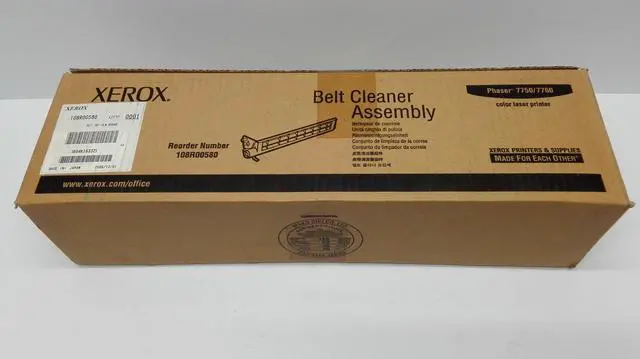 Alt view image 2 of 5 - XEROX 108R00580 Belt Cleaner Assembly For Phaser 7750, 7760