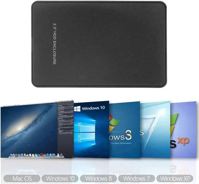 Alt view image 4 of 5 - 2.5 Inch SATA To USB 3.0 SSD Adapter Hard Disk Drive Box External Enclosure for Notebook Desktop PC Game HDD Case