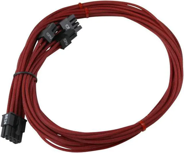 Alt view image 3 of 7 - Red GS/PS (550/650 Watt) Power Supply Cable Set Individually Sleeved(100-CR-0650-B9)