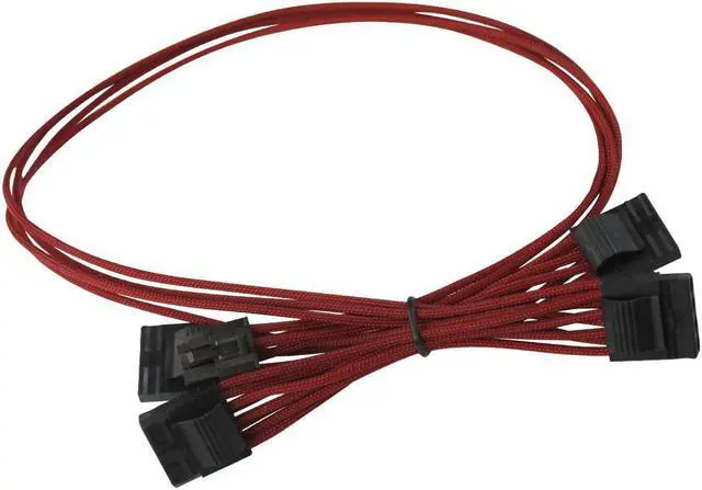Alt view image 6 of 7 - Red GS/PS (550/650 Watt) Power Supply Cable Set Individually Sleeved(100-CR-0650-B9)
