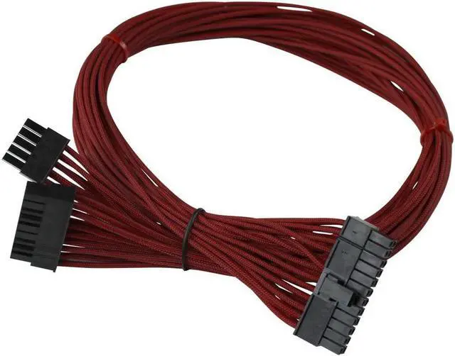 Alt view image 2 of 7 - Red GS/PS (550/650 Watt) Power Supply Cable Set Individually Sleeved(100-CR-0650-B9)