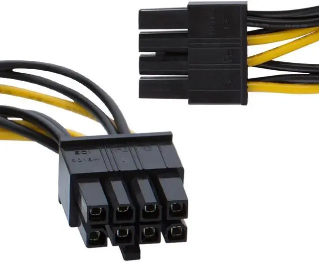 Alt view image 4 of 5 - Molex to PCIe Power Cable,CableCreation 2-Pack Dual 4 Pin Molex to 8-Pin PCIe Power Cable for ASUS, NVIDIA, AMD, EVGA GeForce,Gigabyte, Sapphire Video Graphics Card,4 inch