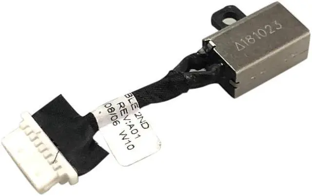 Main image of Dc Power Jack Socket Plug Charging Port With Cable Replacement For Dell Inspiron 14 5481 5482 5485 15 5591 450.0F903.0011 Wjxd9 0Wjxd9