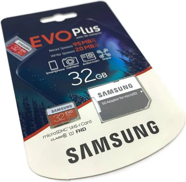 Alt view image 8 of 9 - SAMSUNG EVO Plus 32GB microSDHC Flash Card with Adapter Model MB-MC32GA/APC