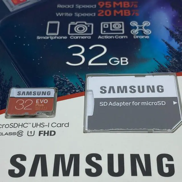 Alt view image 9 of 9 - SAMSUNG EVO Plus 32GB microSDHC Flash Card with Adapter Model MB-MC32GA/APC