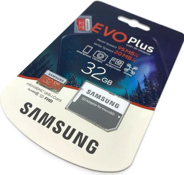 Alt view image 7 of 9 - SAMSUNG EVO Plus 32GB microSDHC Flash Card with Adapter Model MB-MC32GA/APC