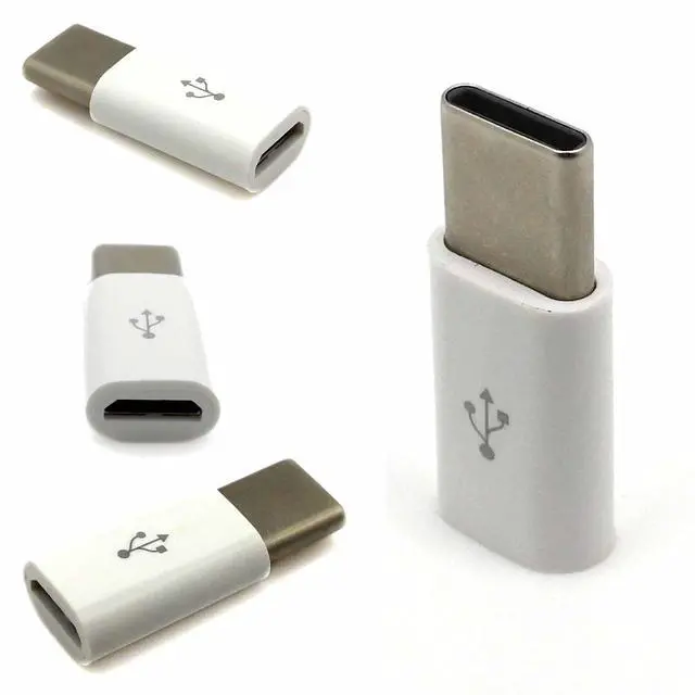 Alt view image 2 of 7 - USB Type-C Adapter Micro USB Female to USB C Male Connector Data Sync Fast Charging
