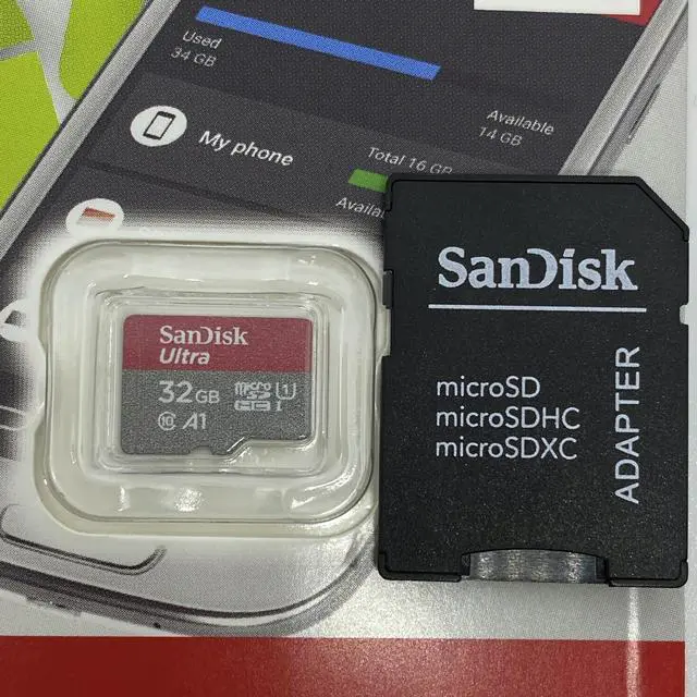 Alt view image 7 of 7 - SanDisk Ultra 32GB Micro SD Card 120MB/s with Adapter, SDHC Class 10 UHS-I Memory Card - SDSQUNC-032G-ZN3MN