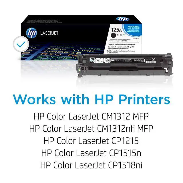Alt view image 2 of 7 - 125A | CB540A | Toner Cartridge | Black