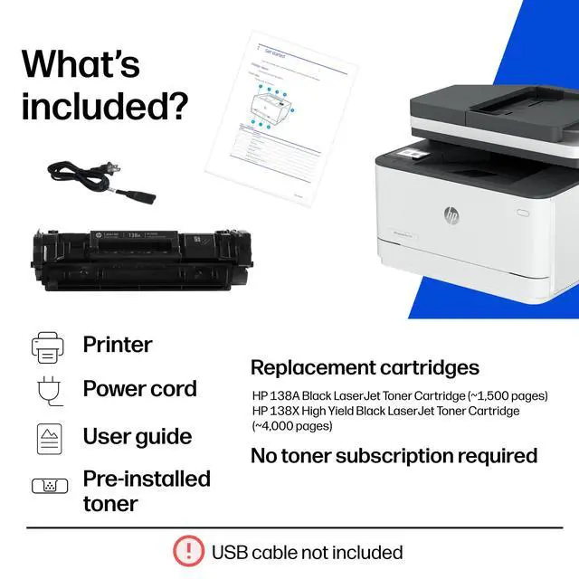 Alt view image 7 of 7 - LaserJet Pro MFP 3101sdw Wireless Black and White All-in-One Laser Printer, Office Printer, Duplex, Best-for-Small Teams (9D2X4F)