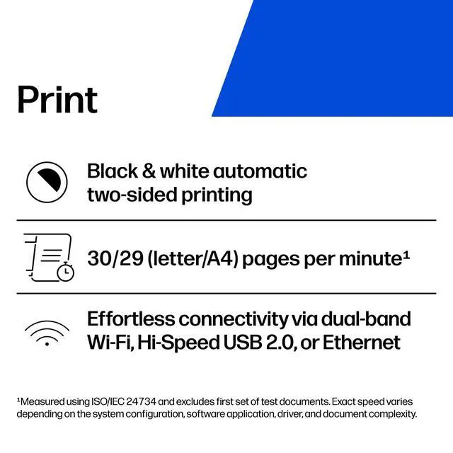 Alt view image 2 of 7 - LaserJet M209dw Wireless Printer, Print, Fast speeds, Easy Setup, Mobile Printing, Best-for-Small Teams, Instant Ink Eligible