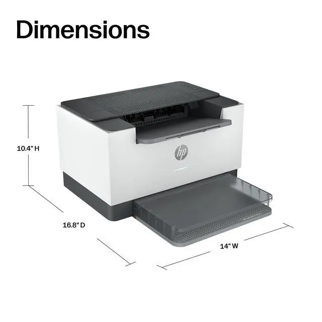 Alt view image 5 of 7 - LaserJet M209dw Wireless Printer, Print, Fast speeds, Easy Setup, Mobile Printing, Best-for-Small Teams, Instant Ink Eligible