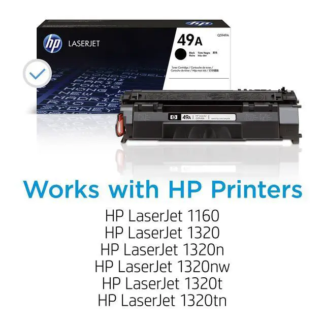 Alt view image 2 of 7 - 49A Black Toner Cartridge | Works LaserJet 1160, 1320 Series | Q5949A