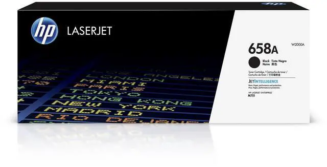 Main image of 658A Black Toner Cartridge | Works Color LaserJet Enterprise M751 Series | W2000A