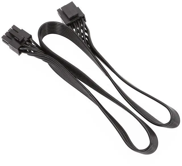 Alt view image 4 of 7 - CPU 8 Pin Male to CPU 8 Pin (4+4 Pin) Male EPS-12V Motherboard Power Adapter Cable for Corsair Modular Power Supply 60cm