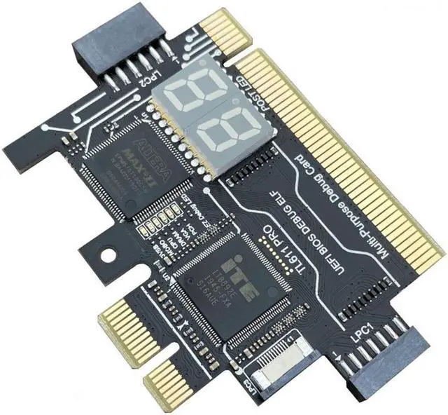 Alt view image 4 of 6 - Multifunction Diagnostic Card TL611 PRO PCI-E LPC Motherboard Diagnostic Test for Laptop Computer Mobile Phone - OEM