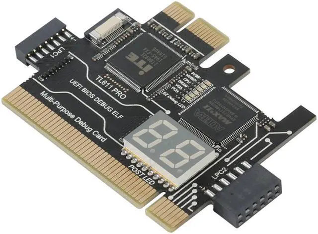 Alt view image 5 of 6 - Multifunction Diagnostic Card TL611 PRO PCI-E LPC Motherboard Diagnostic Test for Laptop Computer Mobile Phone - OEM