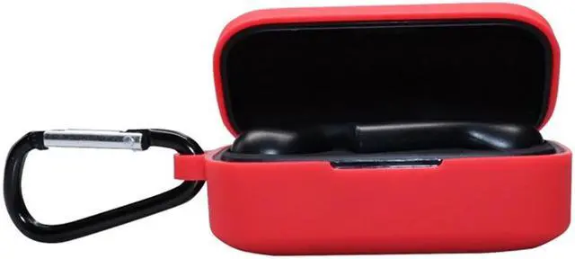 Alt view image 2 of 7 - Silicone Case for QCY T5 Wireless Bluetooth Headset Portable Protective Cover with Anti-Lost Buckle for QCY T5