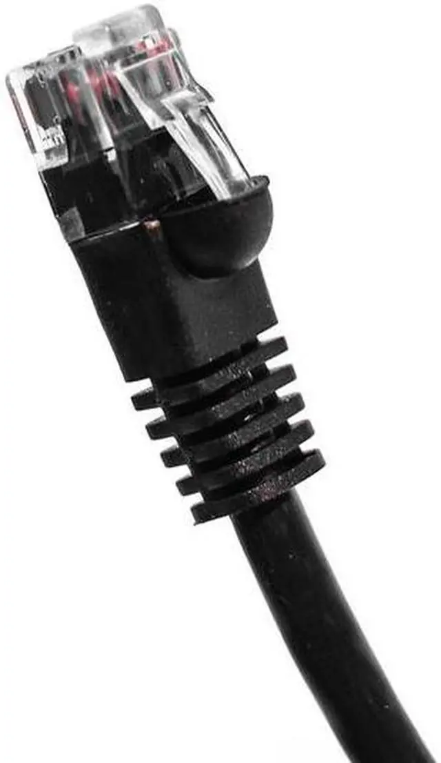 Main image of FireFold 25 ft. Black Cat6 Shielded Twist Pairing (SSTP) Enhanced 550MHZ Network Ethernet Cables UTP 24 AWG with Rj-45 Connector