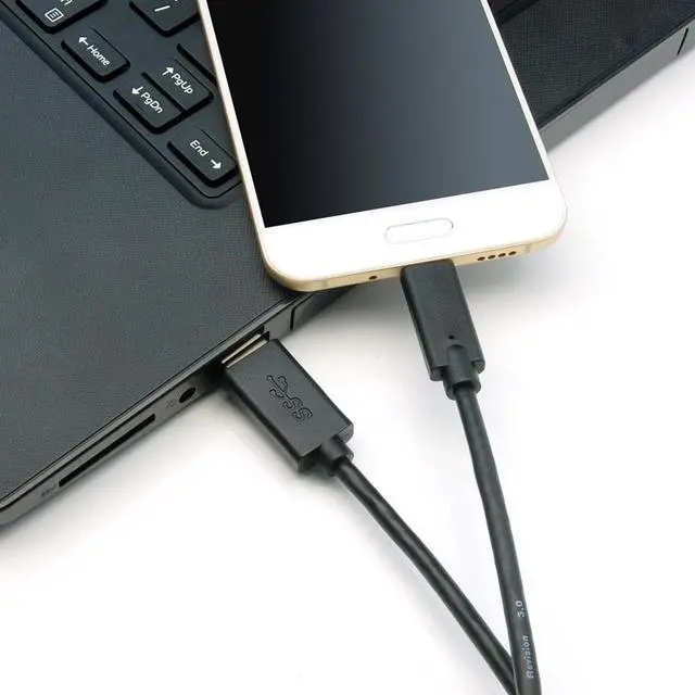 Alt view image 7 of 7 - USB-C Cable - USB 3.0 Type C to Type A (6ft) 5-Pack