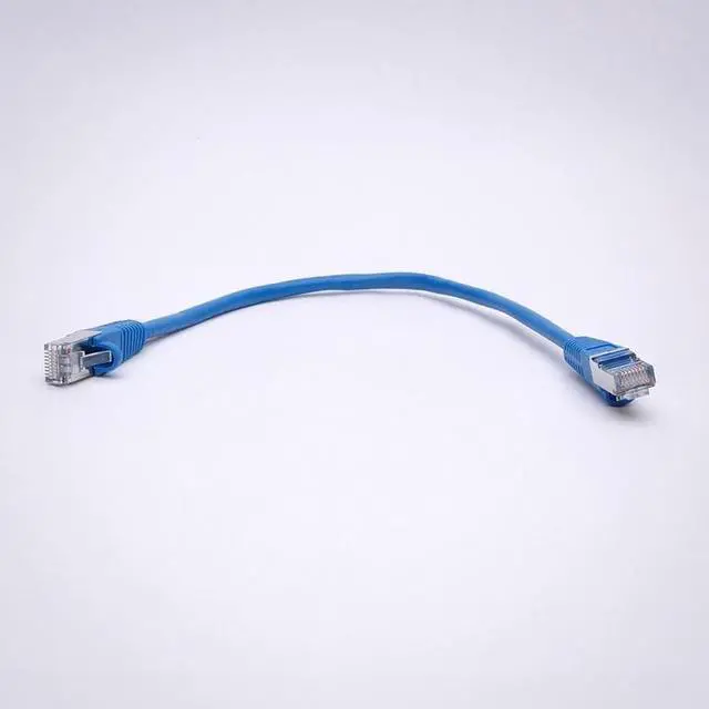 Alt view image 5 of 5 - FireFold C5EMBS-15-BLK Cat5E Shielded Ethernet Patch Cable Blue 15ft -Internet Cable Snagless Boot Network Wire -High Speed Ethernet Patch Cable 350MHz FTP Cord - 4 UTP 24AWG Stranded Pure Copper Wire