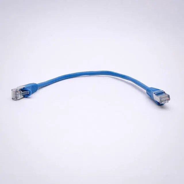 Alt view image 5 of 5 - FireFold C5EMBS-20-BLU Cat5E Shielded Ethernet Patch Cable Blue 20ft - Internet Cable Snagless Boot Network Wire -High Speed Ethernet Patch Cable 350MHz FTP Cord- 4 UTP 24AWG Stranded Pure Copper Wire