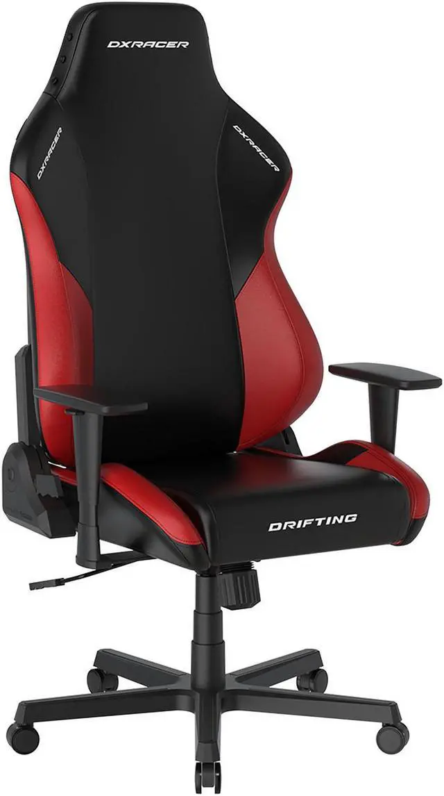 Main image of DXRacer Drifting Gaming Chair Reclining Ergonomic Computer Office Chair with Lumbar Support & Head Pillow Leatherette, Regular L, Black Red