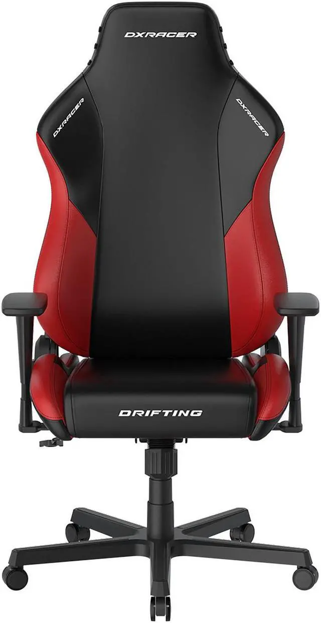 Alt view image 2 of 7 - DXRacer Drifting Gaming Chair Reclining Ergonomic Computer Office Chair with Lumbar Support & Head Pillow Leatherette, Regular L, Black Red