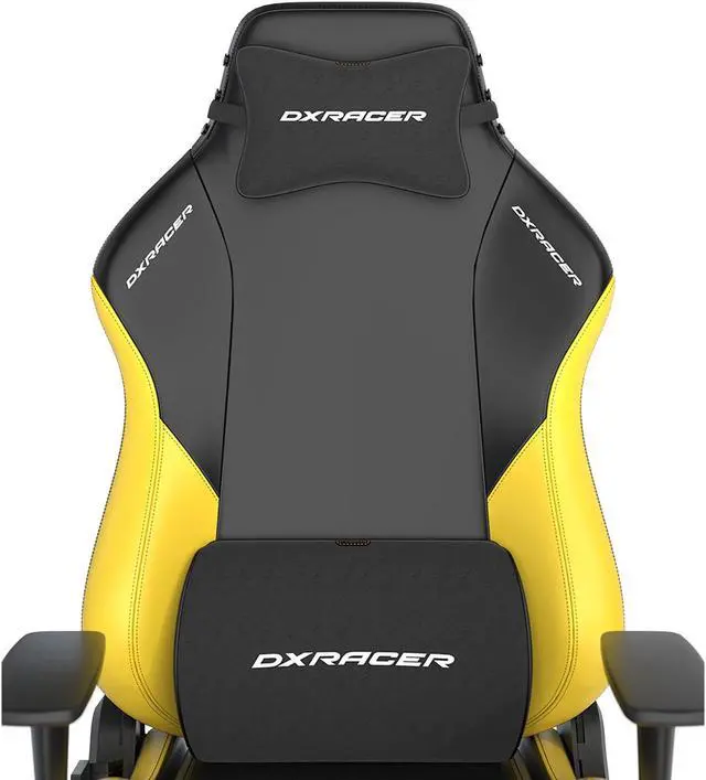 Alt view image 2 of 7 - DXRacer Drifting Gaming Chair PU Leather Ergonomic Office Chair, Regular L, Black Yellow