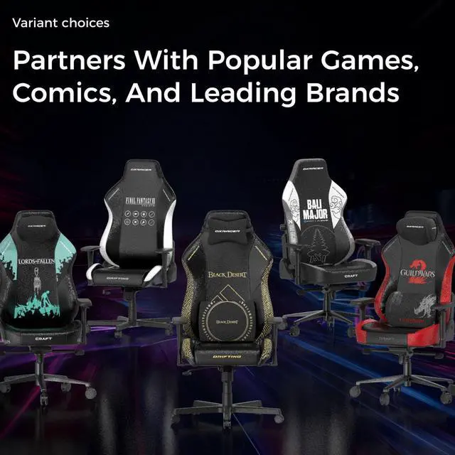 Alt view image 7 of 7 - DXRacer Drifting Gaming Chair PU Leather Ergonomic Office Chair, Regular L, Black Yellow