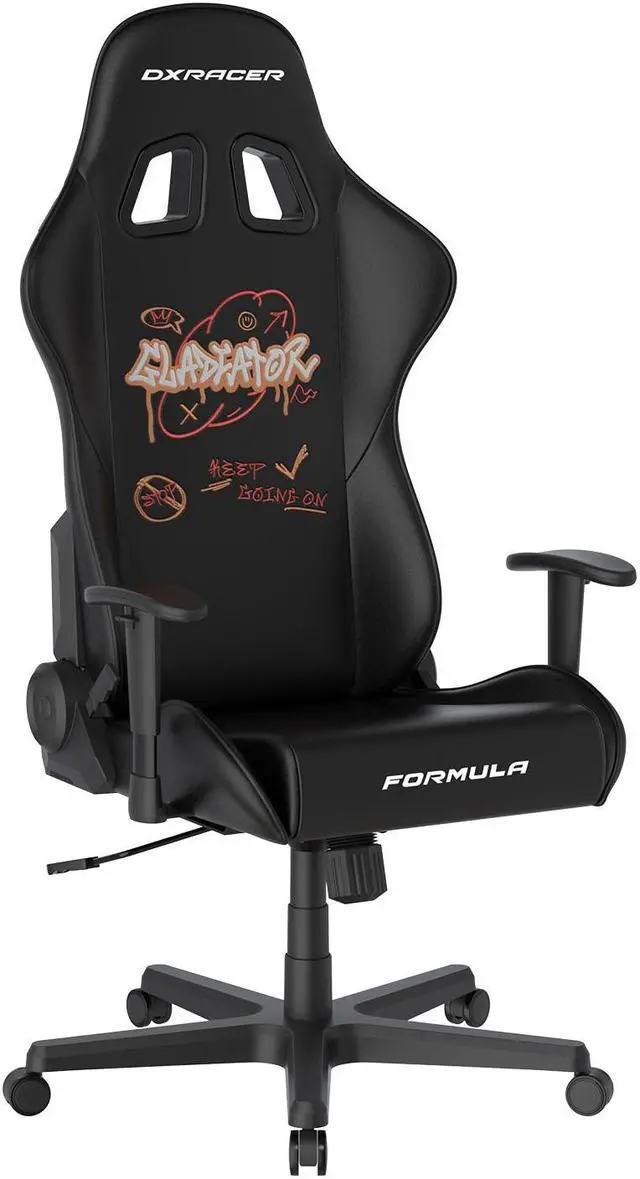 Alt view image 2 of 7 - DXRacer FD23 Formula Series Ergonomic Gaming Chair, High Back Racing Style Office Recliner Adjustable Computer Chair, Graffiti Regular L