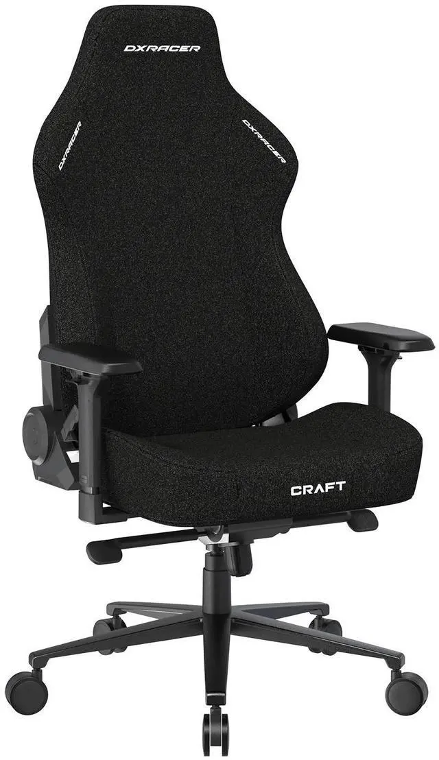 Alt view image 2 of 6 - DXRacer Craft XL Video Gaming Chair Woven Fabric, Black