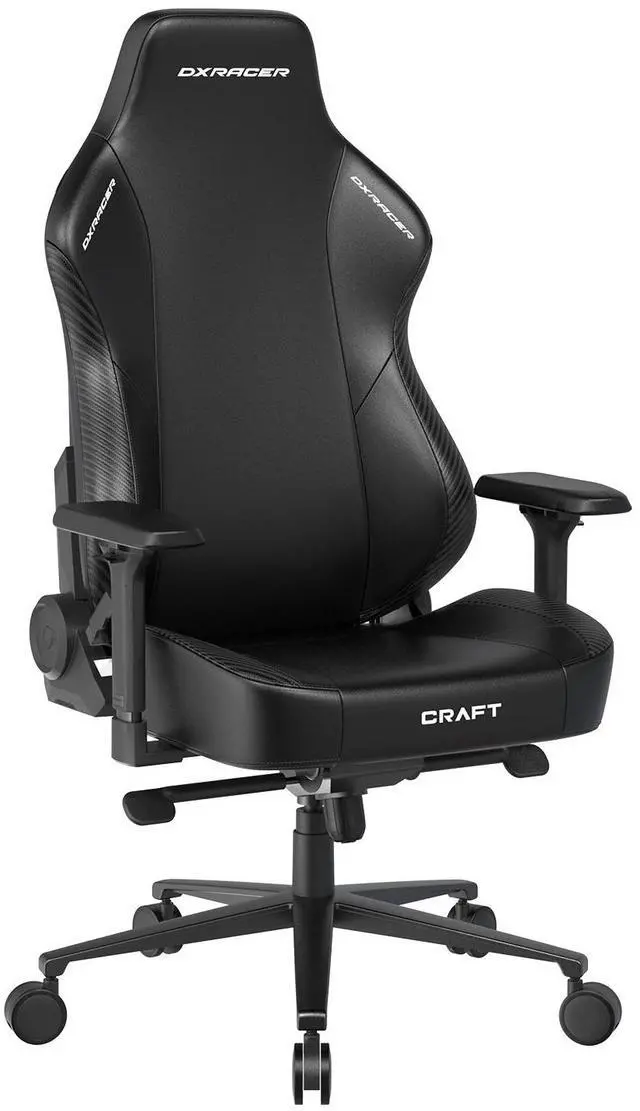 Alt view image 3 of 6 - DXRacer Craft L Video Gaming Chair PU Leather, Black