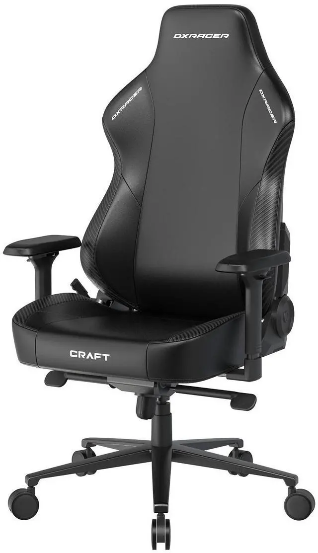 Alt view image 4 of 6 - DXRacer Craft L Video Gaming Chair PU Leather, Black