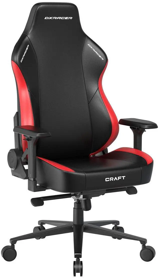 Alt view image 6 of 6 - DXRacer Craft XL Video Gaming Chair PU Leather, Black and Red
