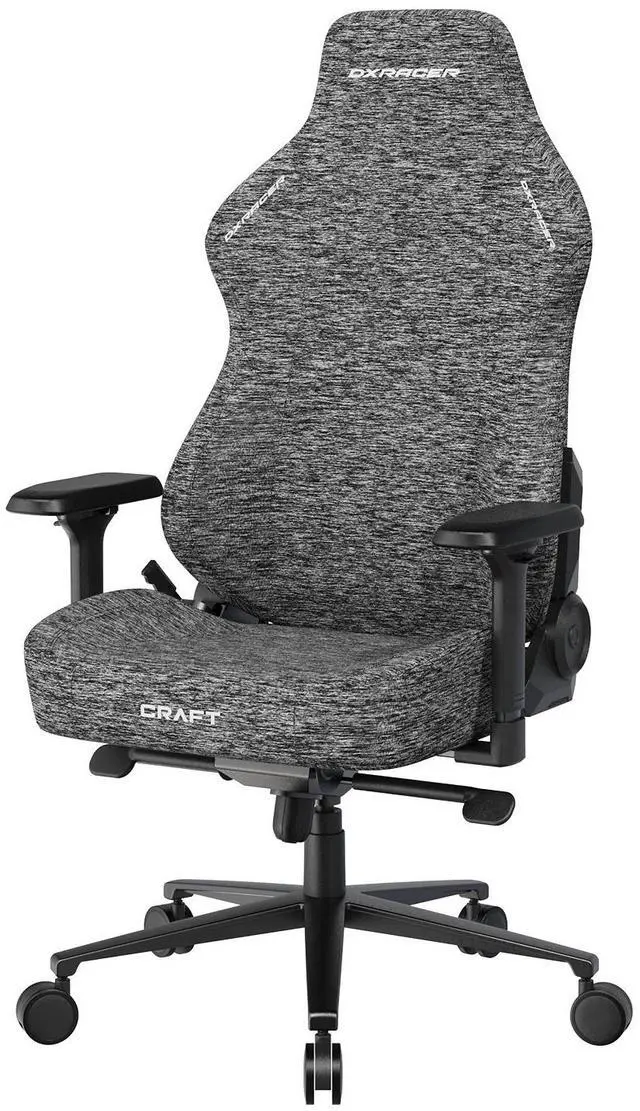 Alt view image 6 of 6 - DXRacer Craft XL Video Gaming Chair Woven Fabric, Gray