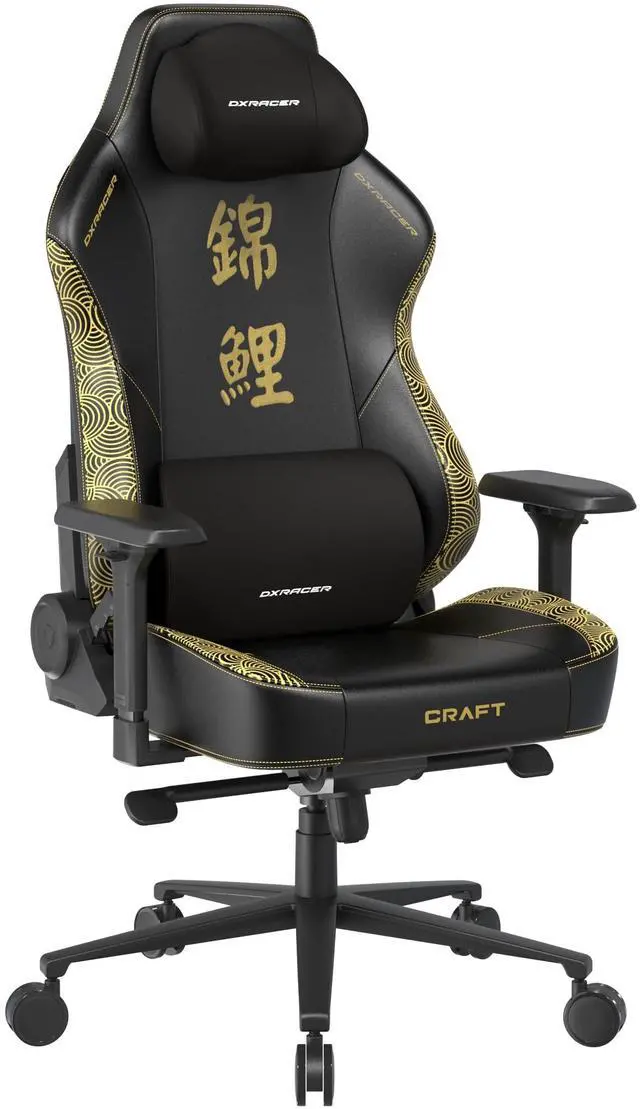 Alt view image 2 of 7 - DXRacer Craft L Video Gaming Chair PU Leather, Koi Edition