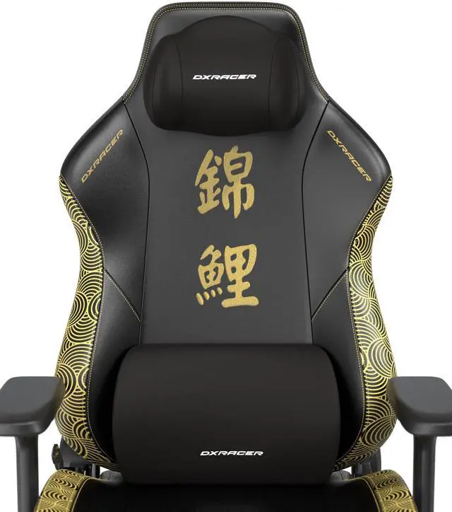 Alt view image 7 of 7 - DXRacer Craft L Video Gaming Chair PU Leather, Koi Edition