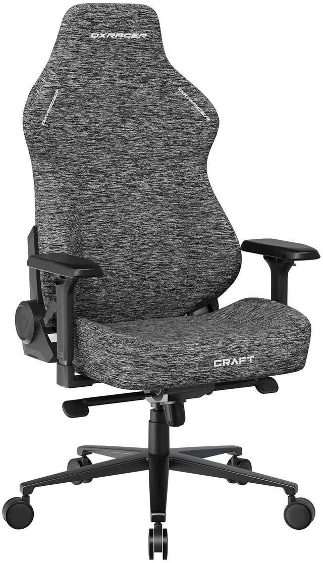Alt view image 5 of 6 - DXRacer Craft L Video Gaming Chair Woven Fabric, Gray