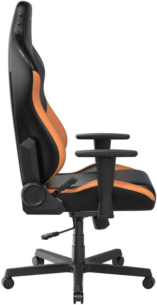Alt view image 3 of 7 - DXRacer Drifting Series PU Leather Regular Black and Orange