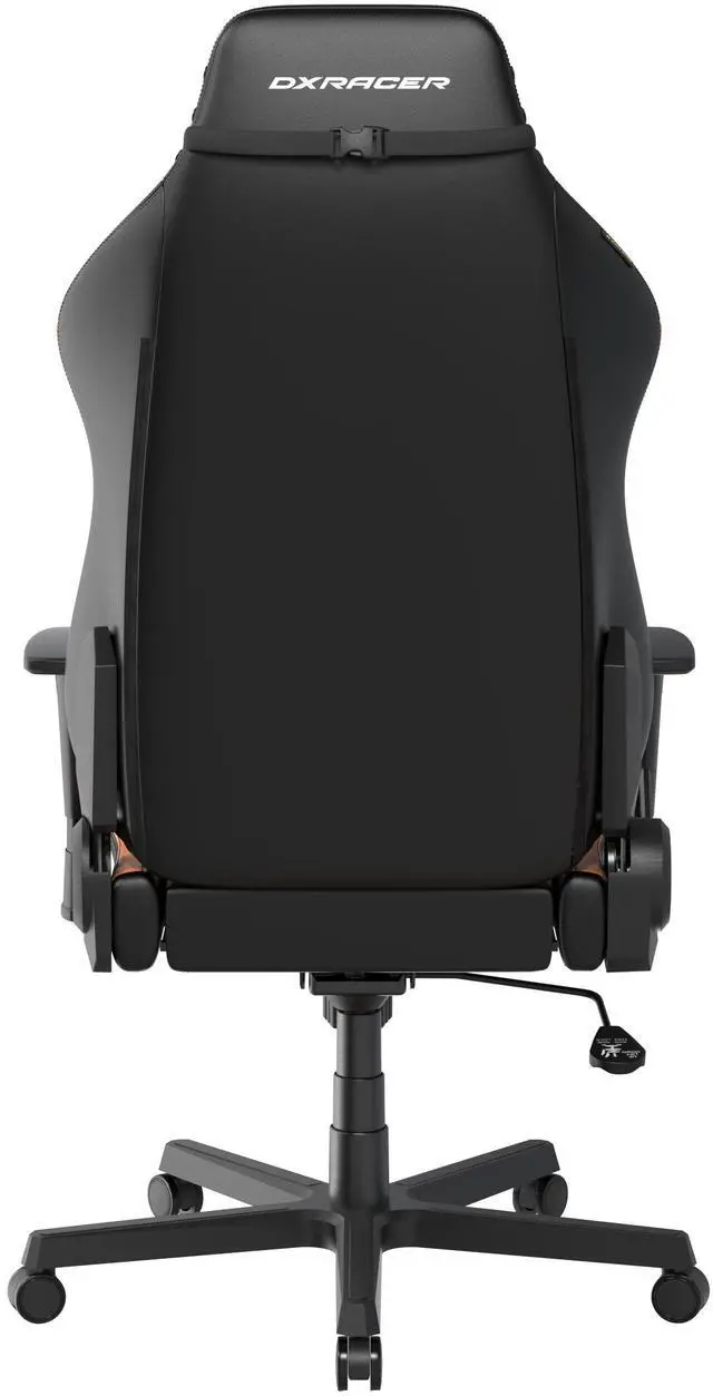 Alt view image 5 of 7 - DXRacer Drifting Series PU Leather Regular Black and Orange