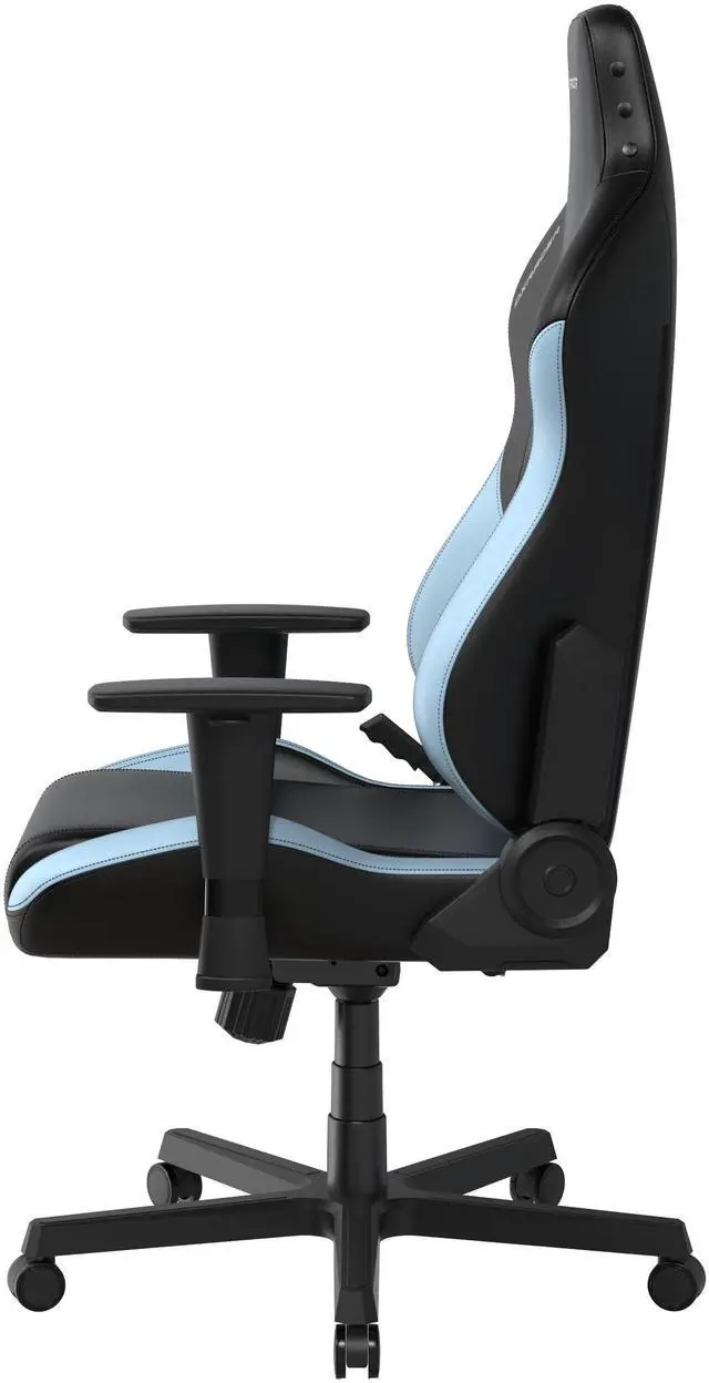 Alt view image 6 of 7 - DXRacer Drifting Series PU Leather Regular Black and Light Blue